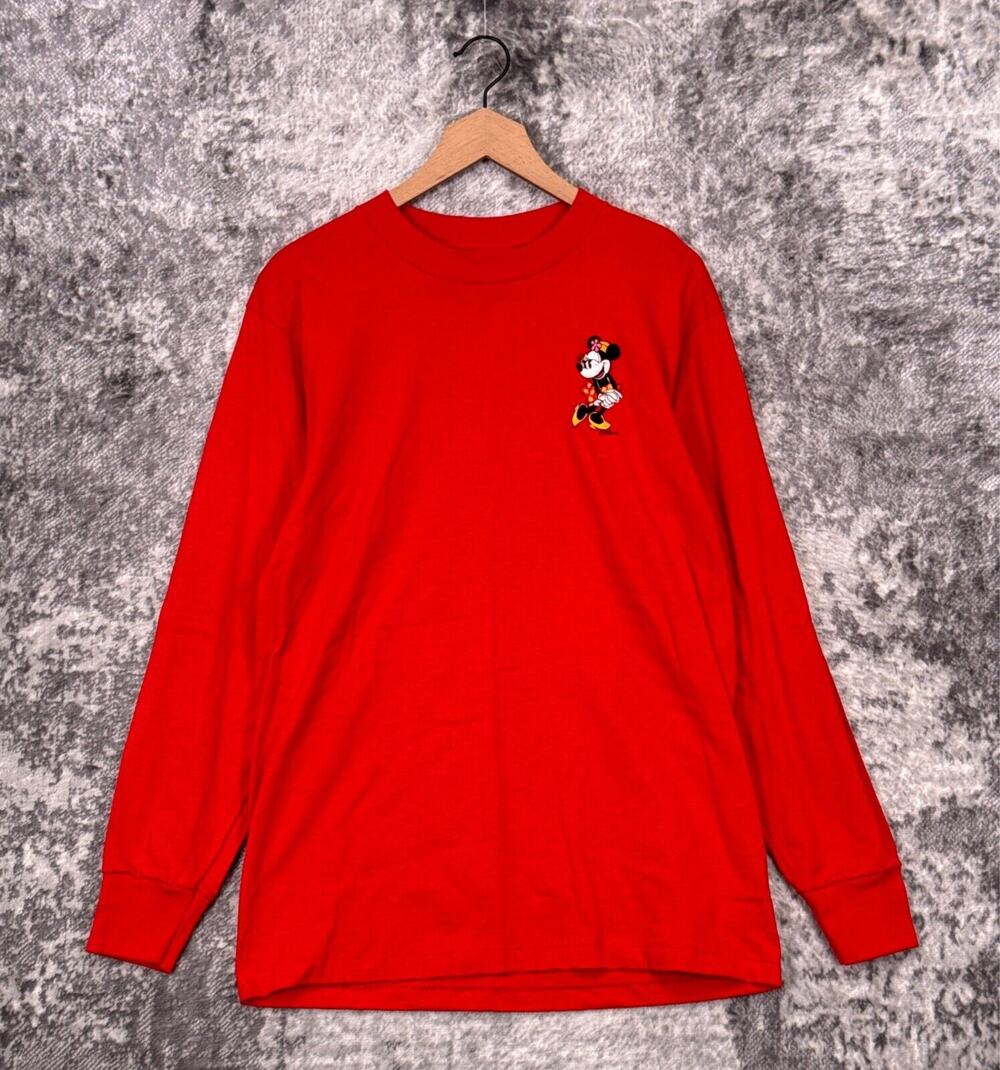 Deadstock Vintage Disney Shirt Large Mens Minnie Mouse Embroidered Single Stitch